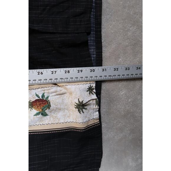 Campia Moda Shirt Mens XL Pineapple Palm Tree Embroidered Hawaiian Tropical - Picture 5 of 6